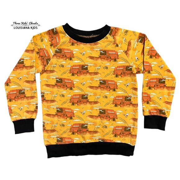 Raspberry Republic 7-9Y Organic Golden Harvest Pullover - Picture 1 of 6